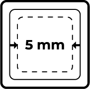 Zone de sécurité 5 mm